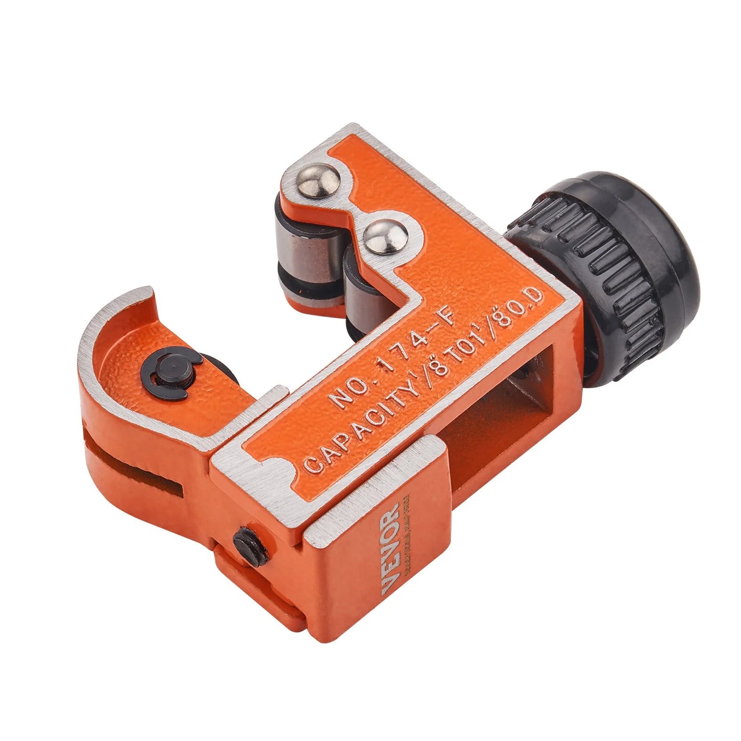 VEVOR Mini Tubing Cutter, 1/8 - 1-1/8 O.D. Mini Copper Pipe Cutter, Heavy Duty Compact Tube Cutter Tool with High-Speed SKD Blade for Copper, Aluminum, Galvanized, Plastic Pipes